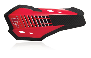 a Kryty páček RTECH HP2 pro motocykly KAWASAKI KX 250 rok 2021-2023, barva červená, včetně montážní sady 