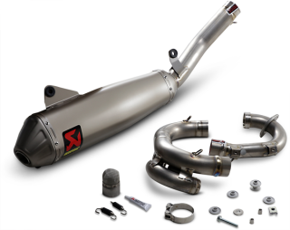 a Kompletní výfuk AKRAPOVIC pro Yamaha WR 450 rok 2022-2023