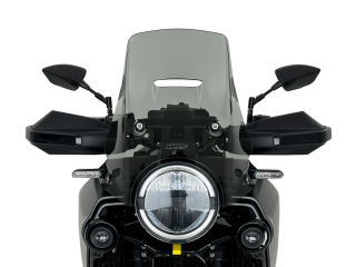 Plexi motocyklu WRS verze TOURING pro HUSQVARNA NORDEN 901 EXPEDITION rok 2023 barva kouřová, výška plexi 33,5 cm 