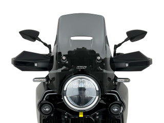 Plexi motocyklu WRS verze TOURING pro HUSQVARNA NORDEN 901 EXPEDITION rok 2023 barva tmavě kouřová, výška plexi 33,5 cm 