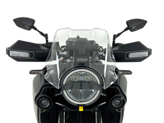Plexi motocyklu WRS verze ENDURO pro HUSQVARNA NORDEN 901 EXPEDITION rok 2023 barva čírá, výška plexi 18,5 cm 