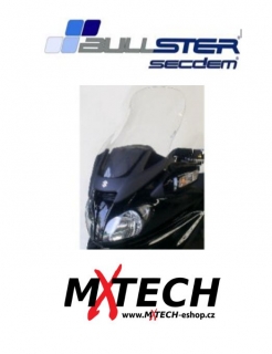 Plexi motocyklu BULLSTER pro SUZUKI BURGMAN 650 2005-2012 čiré , výška 73 cm 