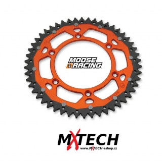 Rozeta MOOSE RACING KTM, HUSABERG, HUSQVARNA DUAL SPROCKETS - SILVER 49 ZUBŮ