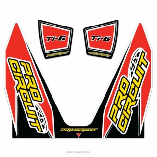 a Set samolepek na výfuk PRO CIRCUIT SUZUKI RM-Z 250 EXHAUST STICKER KIT TI-6