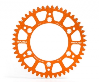 Rozeta MINO pro KTM 125 až 530 / HUSQVARNA 125 až 450 - 49 zubů oranžová
