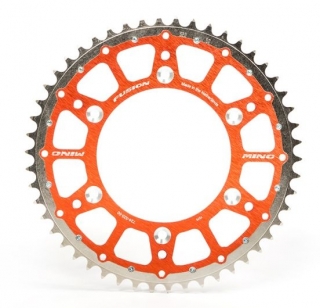 Rozeta MINO FUSION pro KTM SX 65 98-16 / HUSQVARNA 48 zubů oranžová