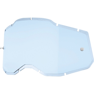 Zesílené náhradní plexi pro motokrosové brýle 100% STRATA 2 , ACCURI 2 , RACECRAFT 2 - rozjasňující modré