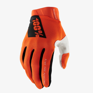 Motokrosové a MTB rukavice 100% RIDEFIT FLUO ORRANŽOVÉ 