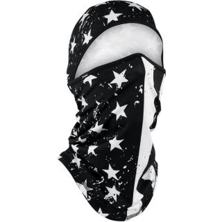 Multifunkční kukla ZANHEADGEAR SPORTFLEX BÍLÁ/ČERNÁ - velikost universal