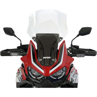 Plexi motocyklu WRS verze Caponourd  pro HONDA CRF 1100 L ABS Africa Twin rok 2020-2024 barva čirá, výška 56 cm (22")