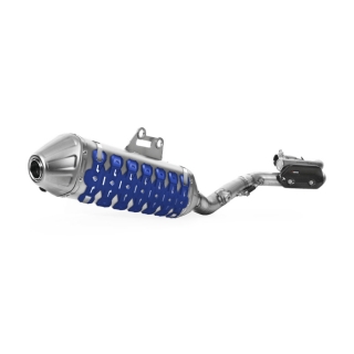 Ochranný kryt výfuku motocyklu POLISPORT PIPE GUARD ARMADILLON modrý