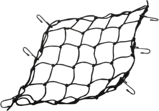 a Síť - popruh - pavouk na zavazadla EMGO CARGO NET BUNGEE NETS - černá - 38cm x 38cm