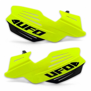 Kryty páček motocyklu UFO VULCAN HANDGUARDS barva fluo žlutá - pár