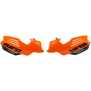 Kryty páček motocyklu UFO VULCAN HANDGUARDS barva oranžová - pár