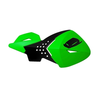 Kryty páček motocyklu UFO ESCALADE HANDGUARDS barva černá/zelená - pár
