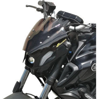 Plexi motocyklu BULLSTER pro YAMAHA MT-07 700 rok 2021 barva černá, výška 24 cm (9-1/2")