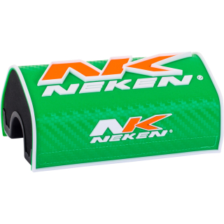 Kryt bezhrazdových řidítek motocyklu NEKEN SPECIAL EDITION 3D BAR PADS zelená