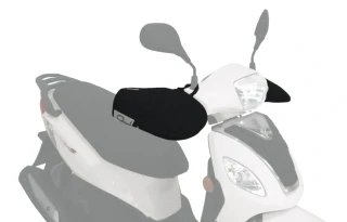 Návleky na řidítka k ochraně rukou před chladem/zimní návleky na ruce na motocykl OJ ATMOSFERE HAND GRIP COVER MINI PRO barva černá-pár