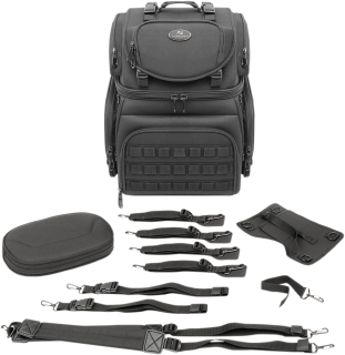 Zadní brašna na motocykl SADDLEMEN SISSY BAR BAG BR3400 TACTICAL objem 55,7 litrů , barva černá 