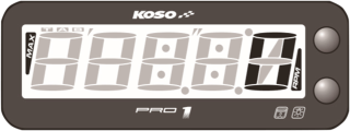Otáčkoměr, teploměr, měřič hodin chodu motoru KOSO NORTH AMERICA TACHOMETER PRO-1