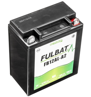 Gelová baterie / motobaterie FULBAT FB12AL-A2 GEL, 12V, 12AH, 150A, rozměry 134 x 80 x 161 mm