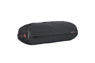 a Ochranný obal na stan SW-MOTECH PRO TENTBAG TAIL BAG šedá/černá, rozměr 17 cm V x 58 cm D x 17 cm H