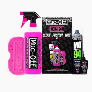 Sada pro mytí a ošetření jizdních kol MUC-OFF eBike Clean, Protect & Lube Kit