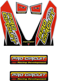 A Samolepka na výfuk motocyklu PRO CIRCUIT T6 mini 110