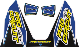 Samolepka na výfuk PRO CIRCUIT EXHAUST DECALS verze Ti6 TMAVĚ MODRÁ