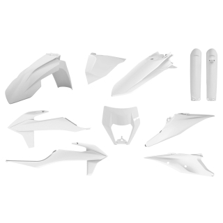 Sada plastů POLISPORT pro KTM EXC/EXC-F/XC-W/XCF-W 2020-2023 barva bílá 
