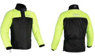 Nepromokavá bunda/pláštěnka OXFORD RAIN SEAL černá/žlutá fluo