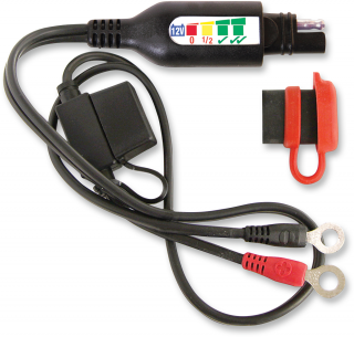 Trvalý napájecí kabel se stavem baterie/nabití TECMATE OPTIMATE CORD EYE W/TEST LEAD O124