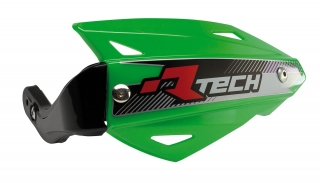 A Chrániče páček RTECH VERTIGO ATV zelené vč. montážní sady