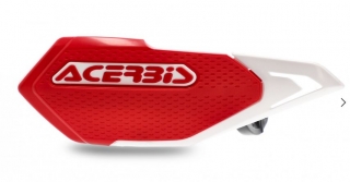 Chrániče páček - kryty páček ACERBIS X-ELITE MINICROSS/MTB/E-BIKE barva červená/bílá, pár