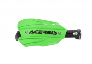 Chrániče páček s výztuhou - kryty páček pro cross, enduro, hard enduro a cross country ACERBIS ENDURANCE-X barva zelená/černá, pár