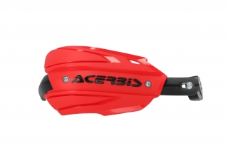 Chrániče páček s výztuhou - kryty páček pro cross, enduro, hard enduro a cross country ACERBIS ENDURANCE-X barva 349 červená/černá, pár