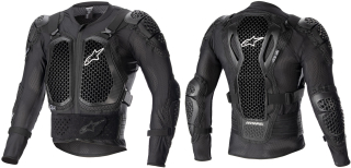 Tělový chránič/chráničová košile /chránič hrudníku, zad, ramen a loktů  ALPINESTARS BIONIC ACTION V2 PROTECTOR JACKET 6506823-10 barva černá