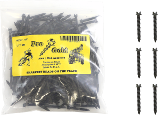 Hřeby do pneumatik GOLD SCREWS SCREWS PRO GOLD délka 38,1 mm (1,500") - 250 kusů