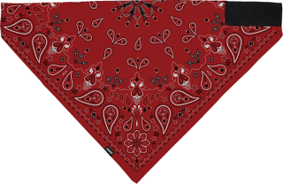 Šátek ZANHEADGEAR BANDANA SPORTFLEX BL1067 PAISLEY ČERVENÁ