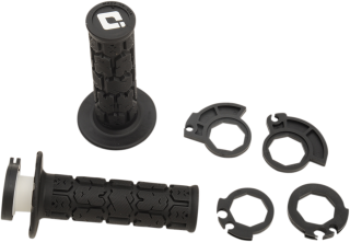 a Motokrosové rukojeti - gripy ODI ROGUE LOCK-ON pro 2-takty/4-takty, barva černé