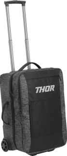 Motokrosová cestovní taška - cestovní textilní kufřík na kolečkách s teleskopickou rukojetí THOR JETWAY BAG černá/šedá 
