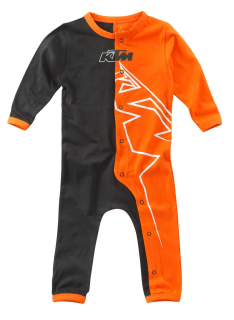 Dětské pyžamo - body - overal KTM BABY RADIUS PYJAMA barva černá/oranžová
