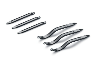 Sada motocyklových montpák KTM Tire lever set - 6 kusů, barva černá