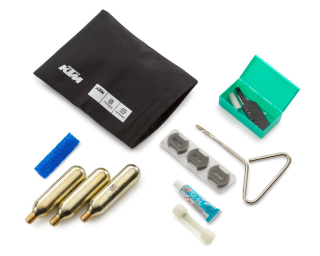 Opravný kit - opravná sada na lepení bezdušových pneu KTM TUBE REPAIR KIT 00029167000