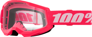 Motokrosové brýle 100% STRATA 2 PINK růžové s čirým objektivem