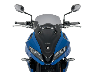 Plexi motocyklu WRS verze SPORT pro motocykly TRIUMPH TIGER SPORT 660 ABS rok 2022-2024, výška 46 cm, šíře 33 cm, barva tmavě kouřová