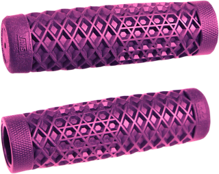Gripy pro silniční motocykl ODI VANS CULT V-TWIN GRIPS, PRO PRŮMĚR ŘIDÍTEK 25,4 mm (1"), délka 12,5 cm, barva fialová, pár