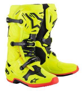 Motokrosové boty ALPINESTARS TECH 10 ŽLUTÁ FLUO/ČERNÁ