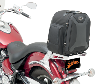 Zadní motocyklová zavazadlová brašna SADDLEMEN SISSY BAR BAG SPORT FTB1500, barva černá, 