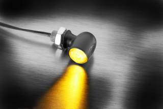 Mini LED blinkr KELLERMANN SPOT TURN SIGNAL 199.200 - BARVA ČERNÁ/KOUŘOVÉ SKLÍČKO